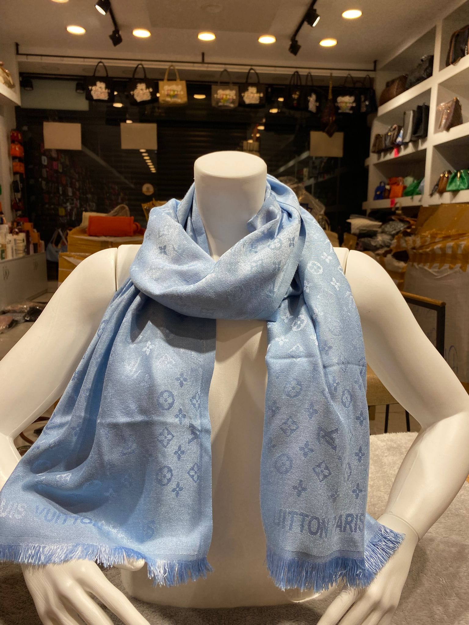 LV Monogram Shine Shawl