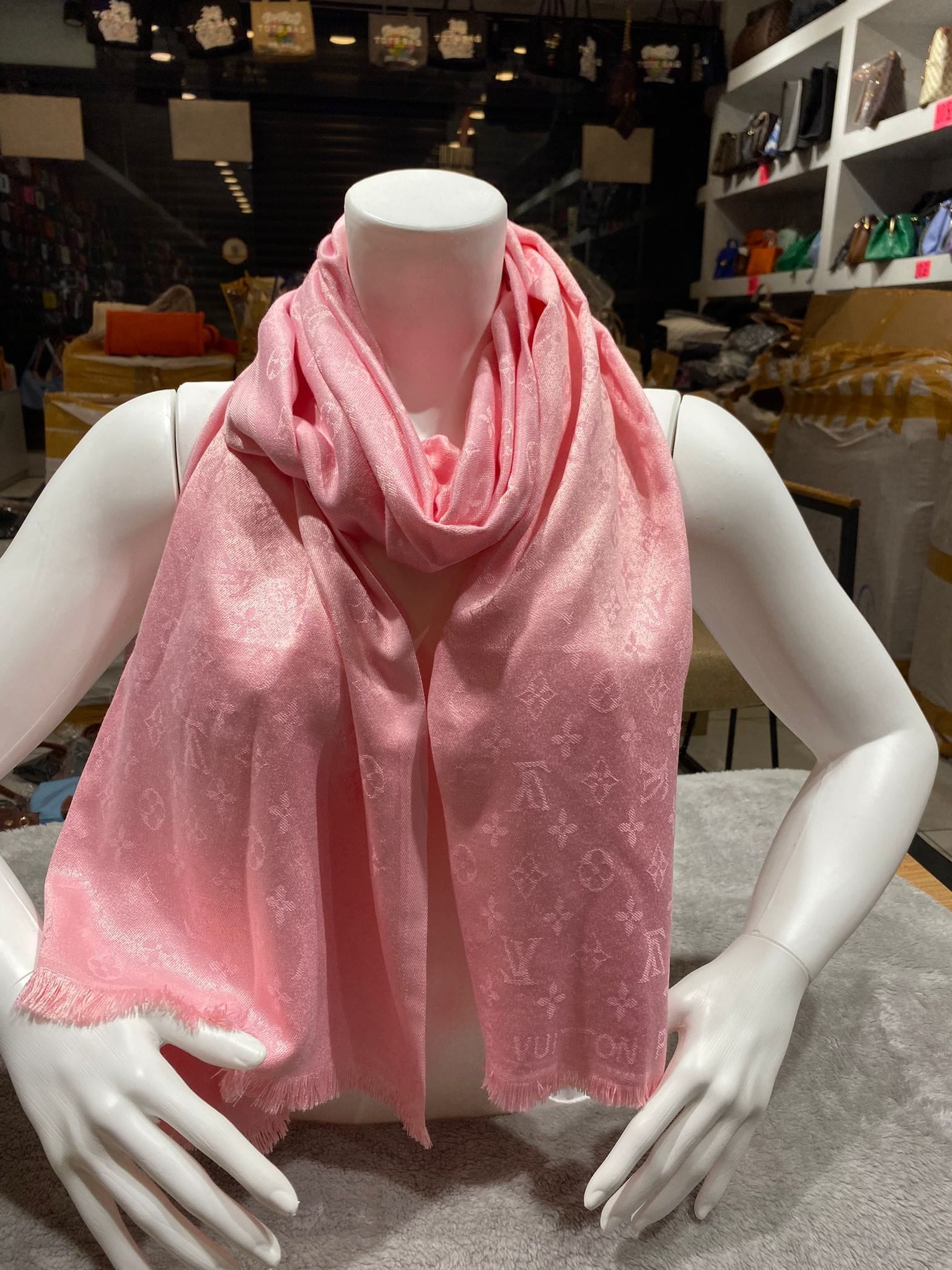 LV Monogram Shine Shawl