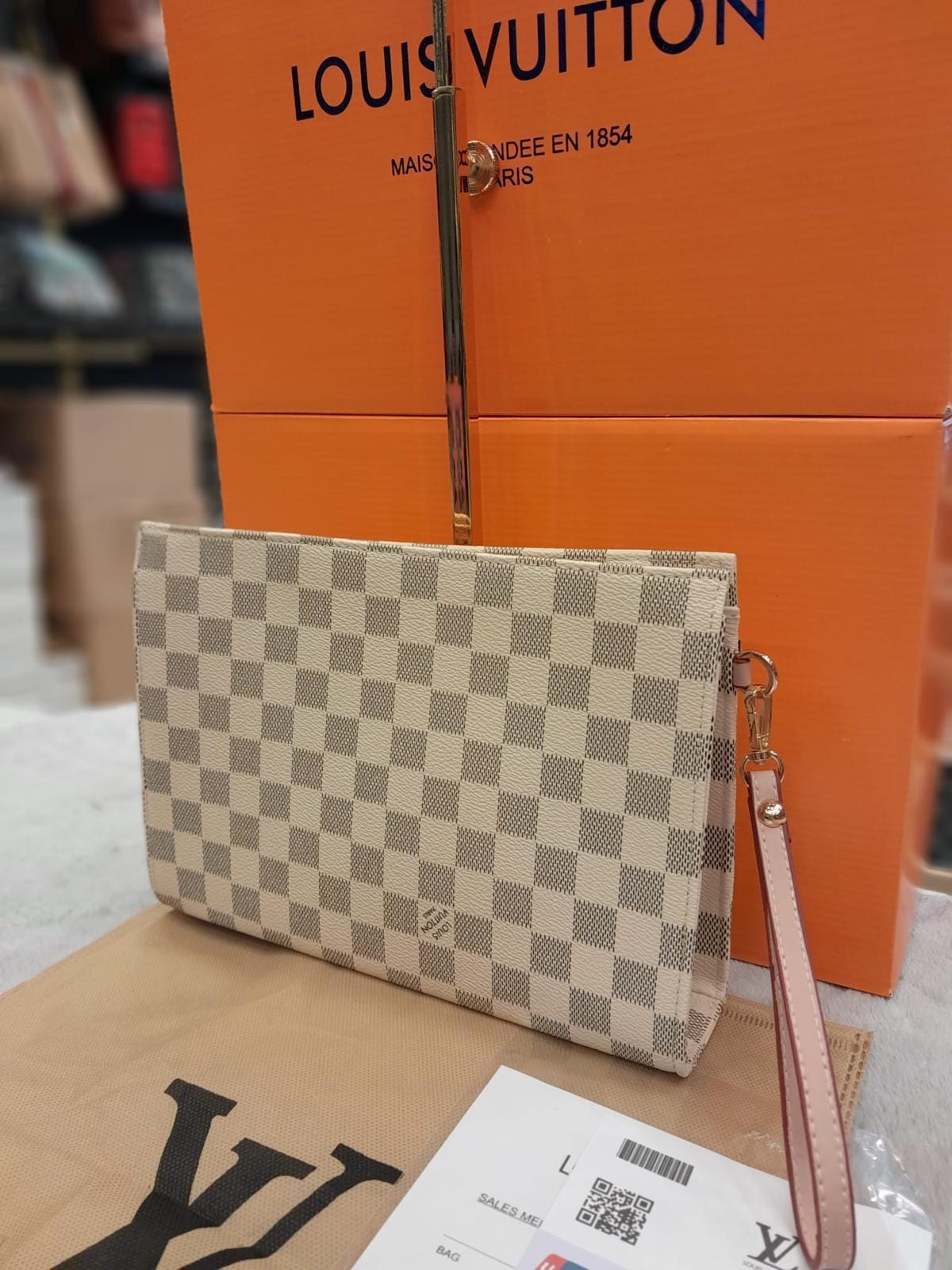 Louis Vuitton Monogram Shadow Clutch Bag