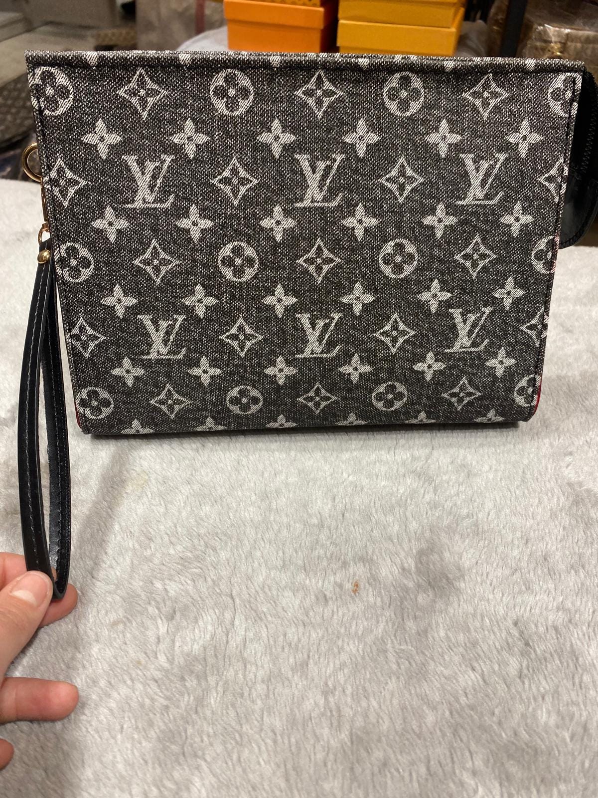 Louis Vuitton Monogram Shadow Clutch Bag