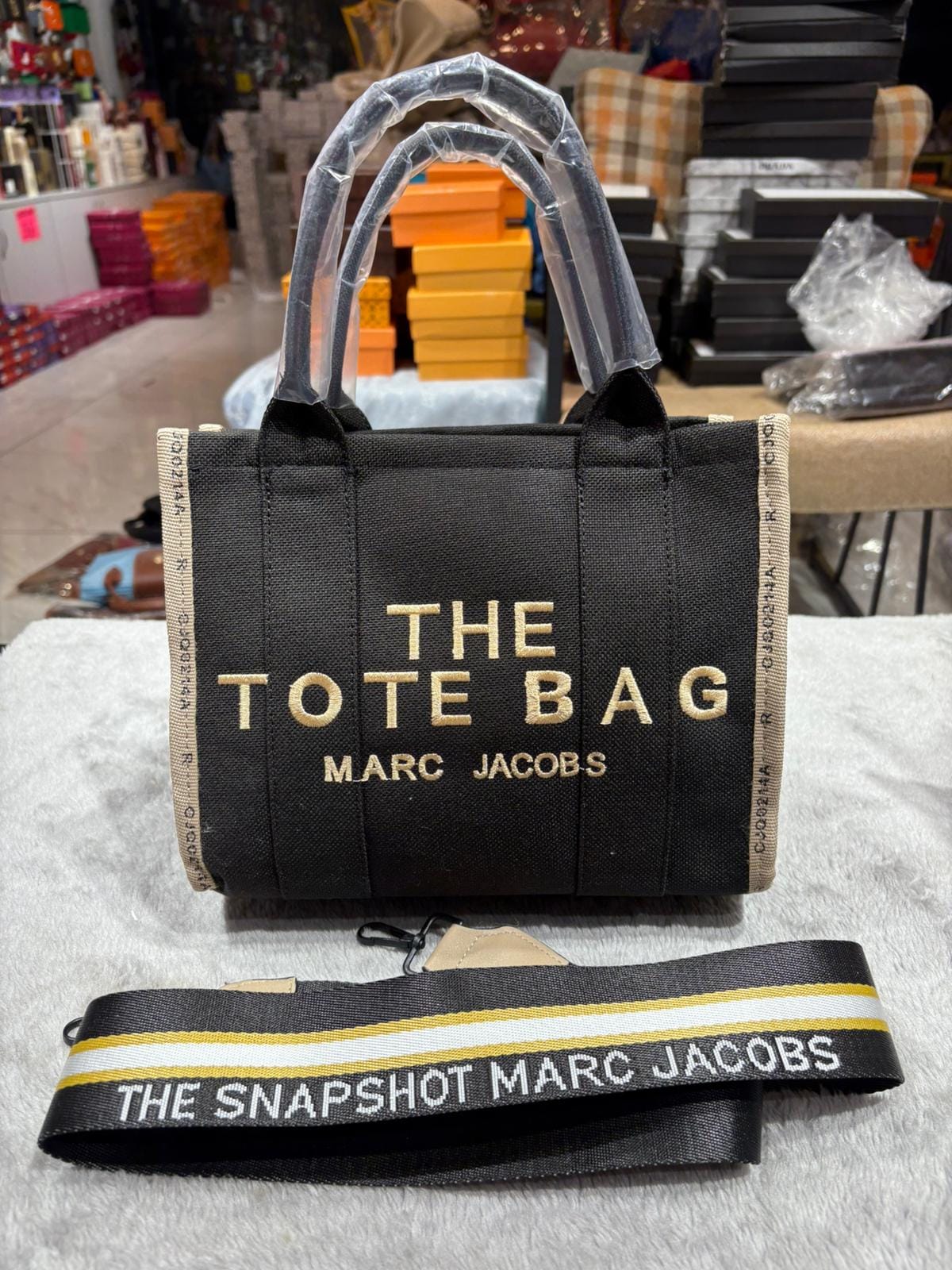 Marc Jacobs The Small Jacquard Canvas Tote Bag