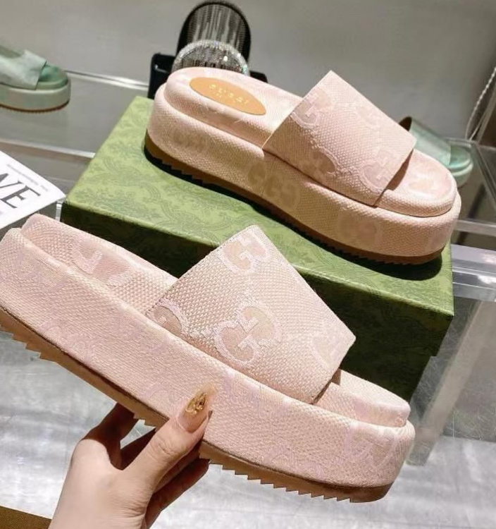 Gucci Platform Slide Sandals