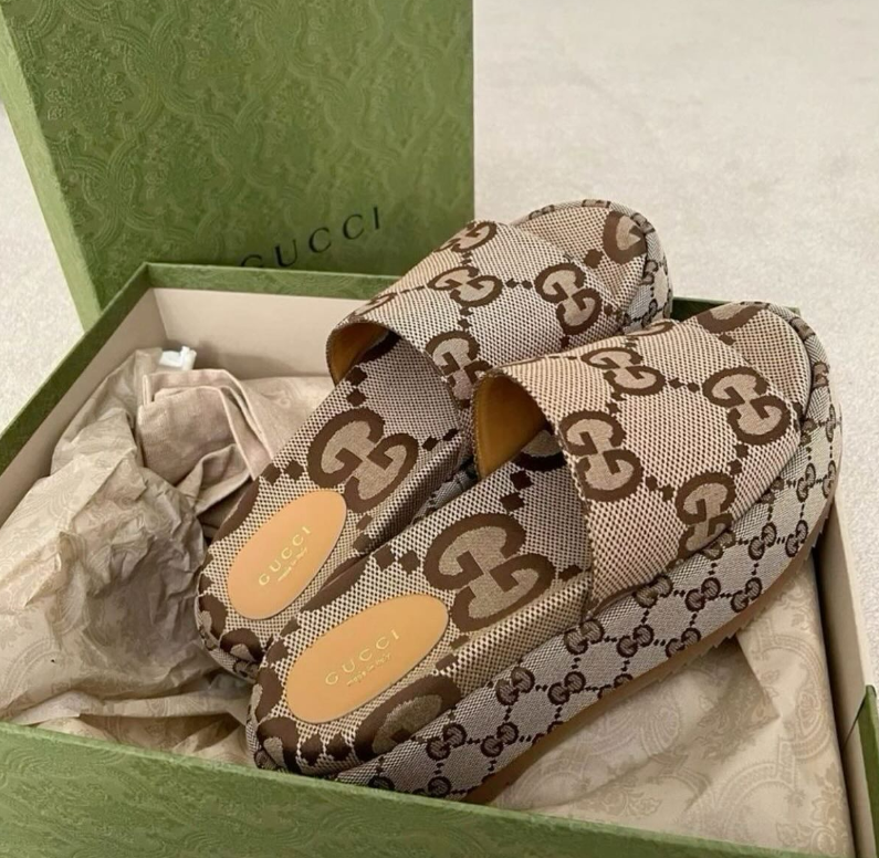 Gucci Platform Slide Sandals