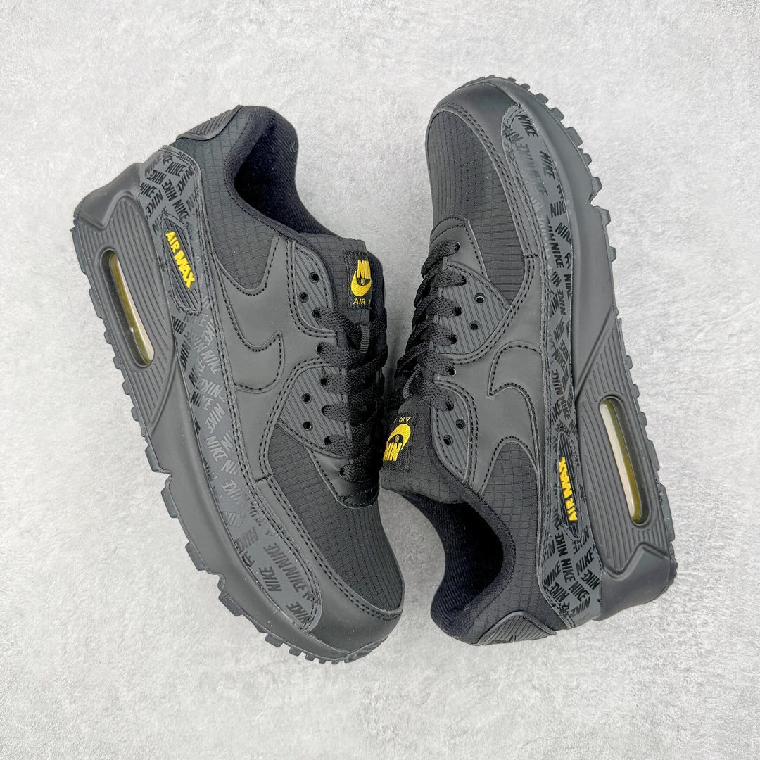 Nike Air Max 90 Black/Yellow – Limited Graphic Edition