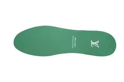 LV Trainers Velcro Strap Monogram Denim