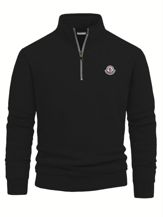Moncler Half Zipped Sweater Donkerblauw
