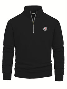Moncler Half Zipped Sweater Donkerblauw