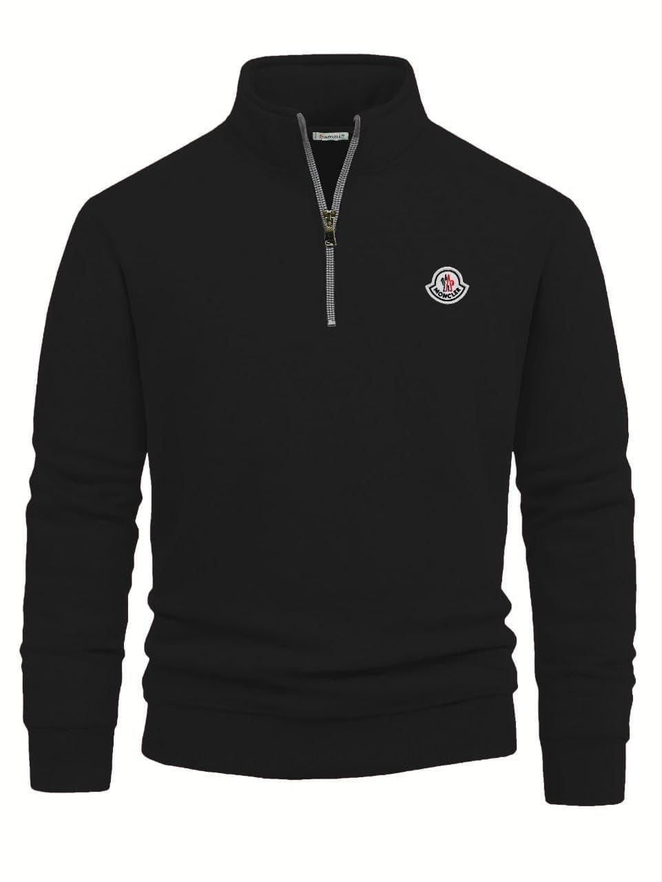 Moncler Half Zipped Sweater Donkerblauw