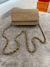 MK Logo Convertible Crossbody Bag
