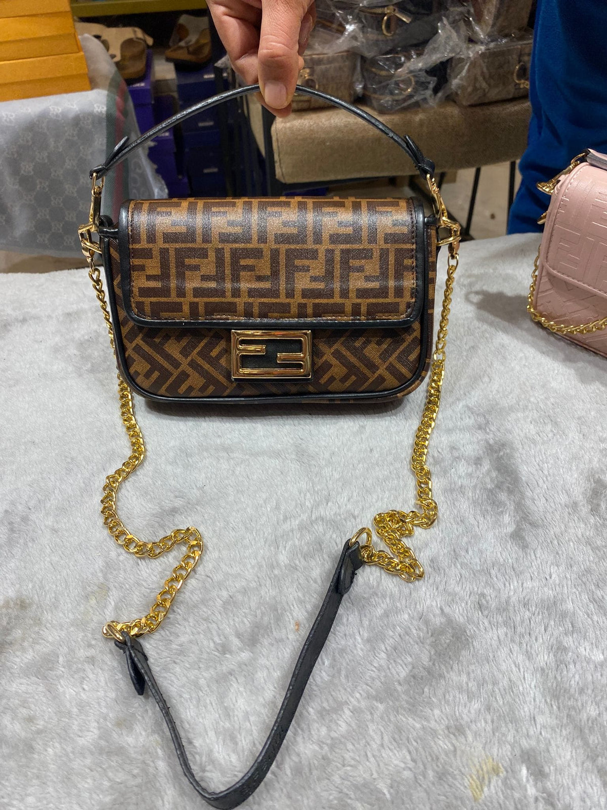 Fendi Baguette Chain Midi