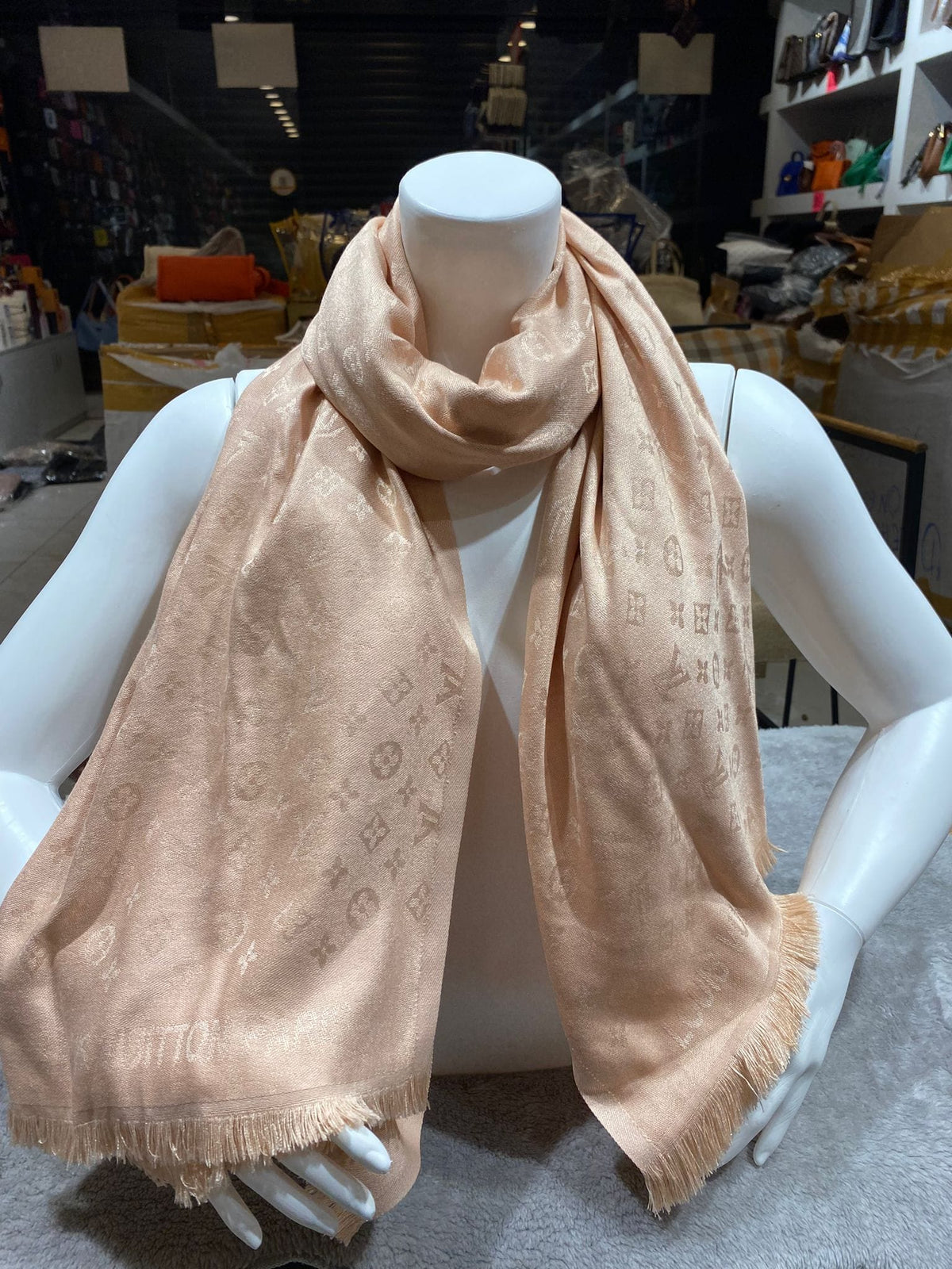 LV Monogram Shine Shawl