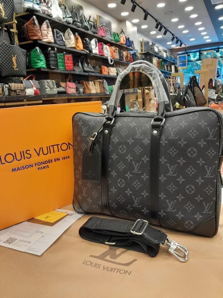 Louis Vuitton Monogram Porte Document Voyages Handbag