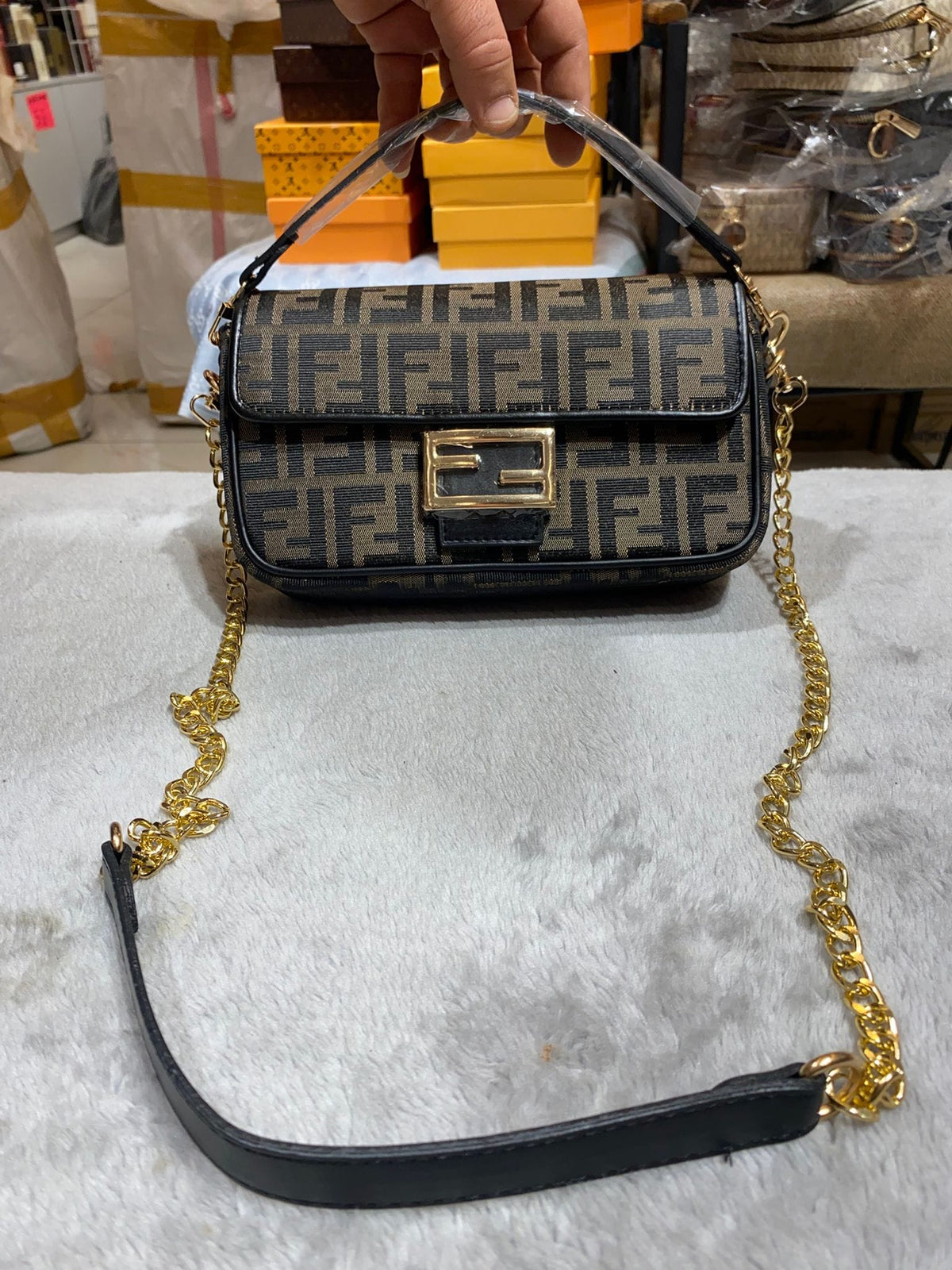 Fendi Baguette Chain Midi