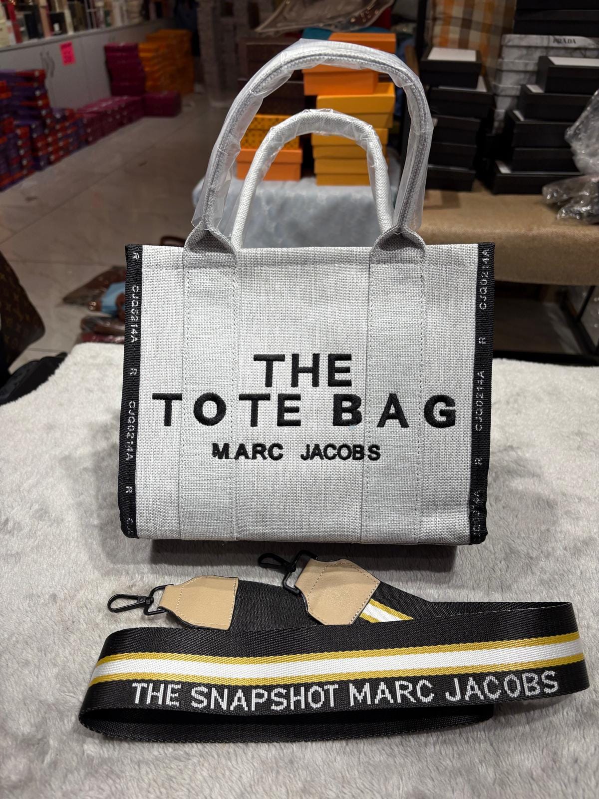 Marc Jacobs The Small Jacquard Canvas Tote Bag