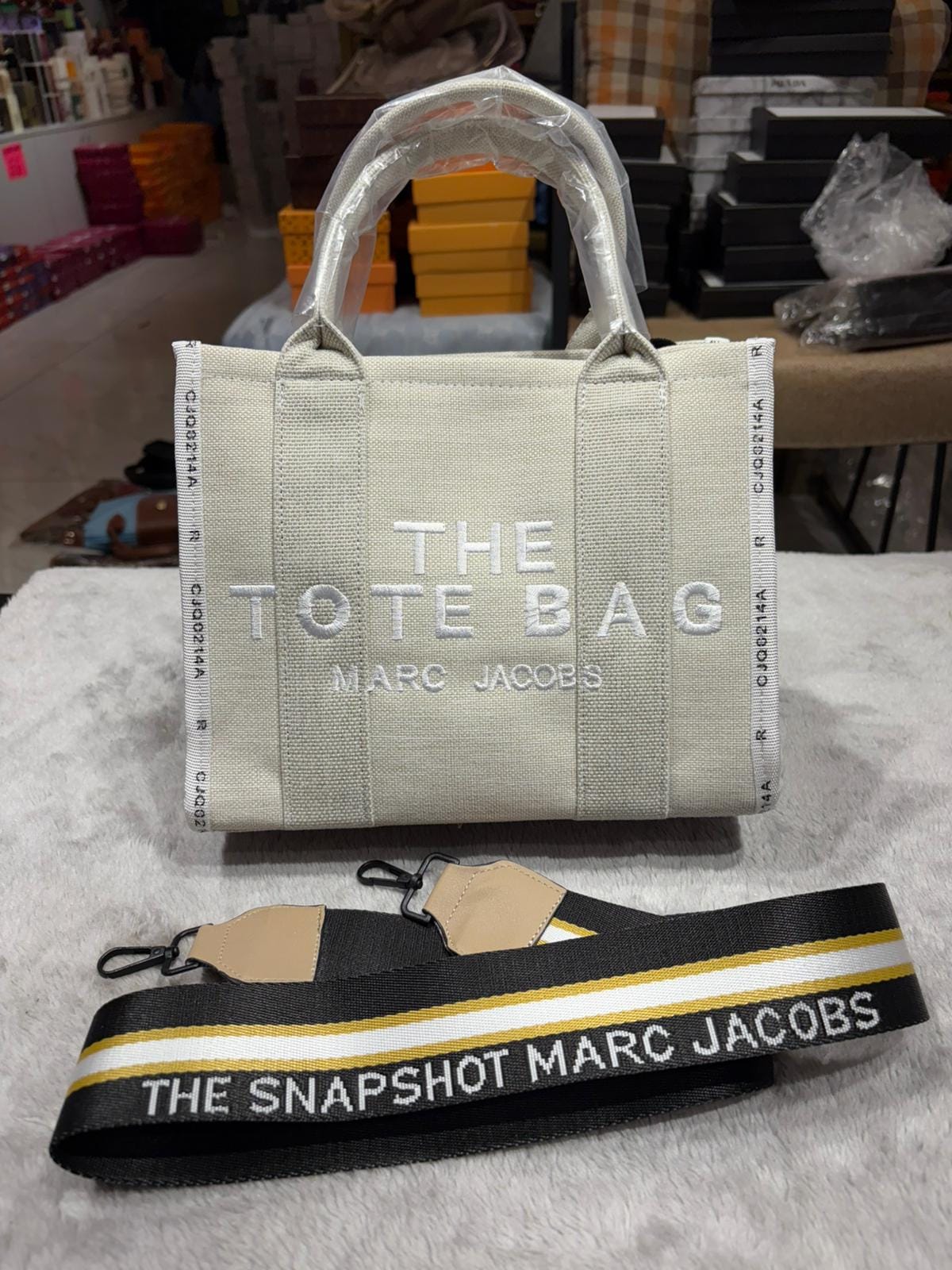 Marc Jacobs The Small Jacquard Canvas Tote Bag