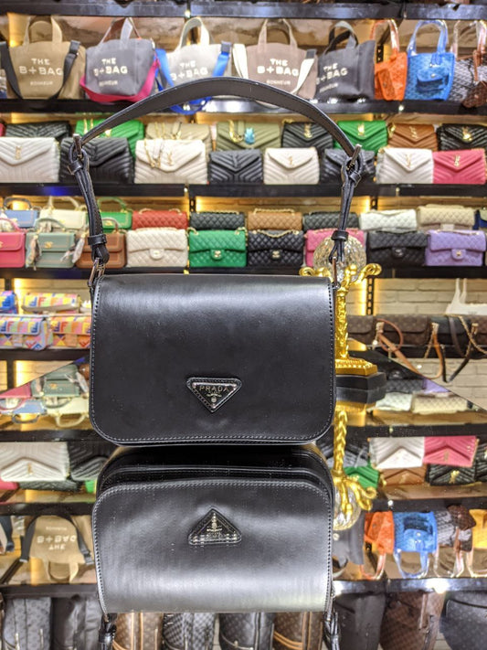 Prada Saffiano Leather Shoulder Bag
