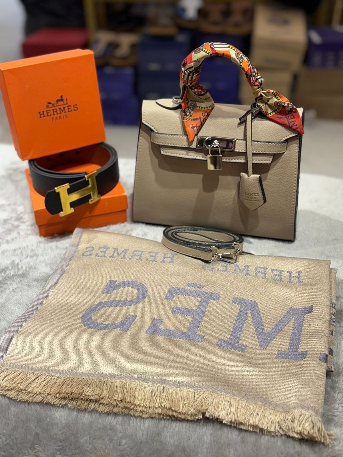 Hermes Kit (Bag, Scarf, Belt)