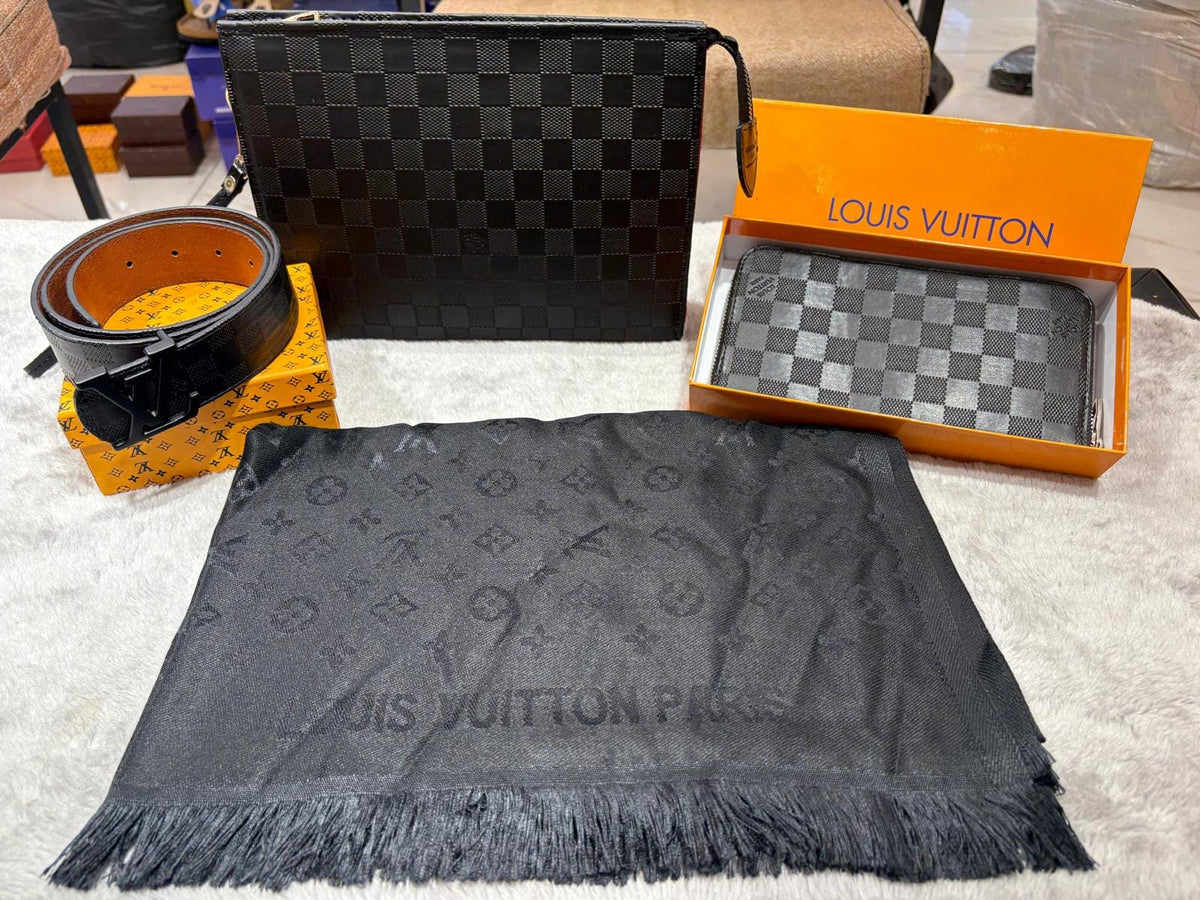 LV Kit (Scarf, belt, bag, wallet)