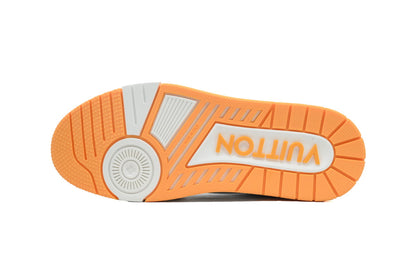 LV Trainers Velcro Strap Monogram Denim