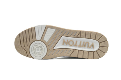 LV Trainers Velcro Strap Monogram Denim