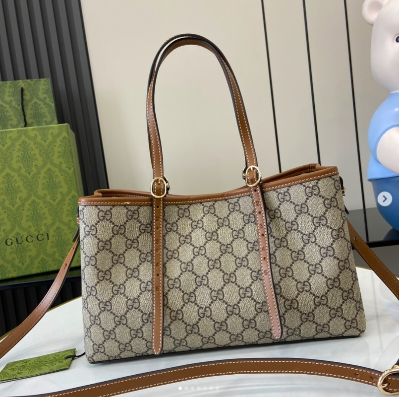 Gucci GG Emblem Tote Bag