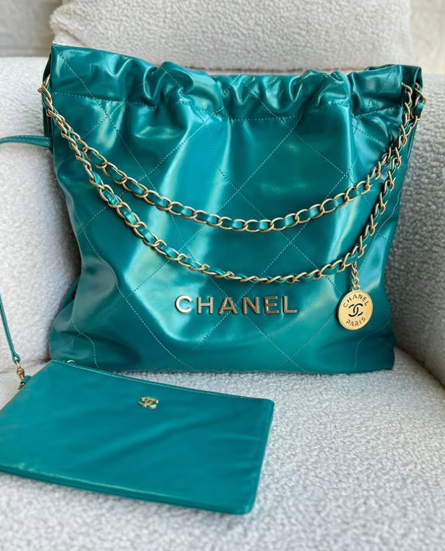 Chanel 22 Shoulder Leather Bag