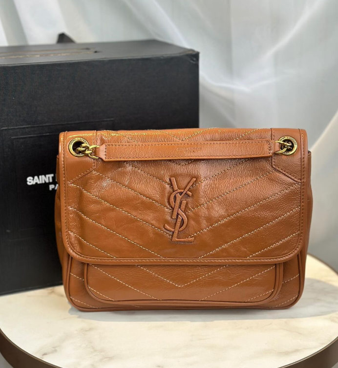 YSL Niki Medium In Vintage Leather