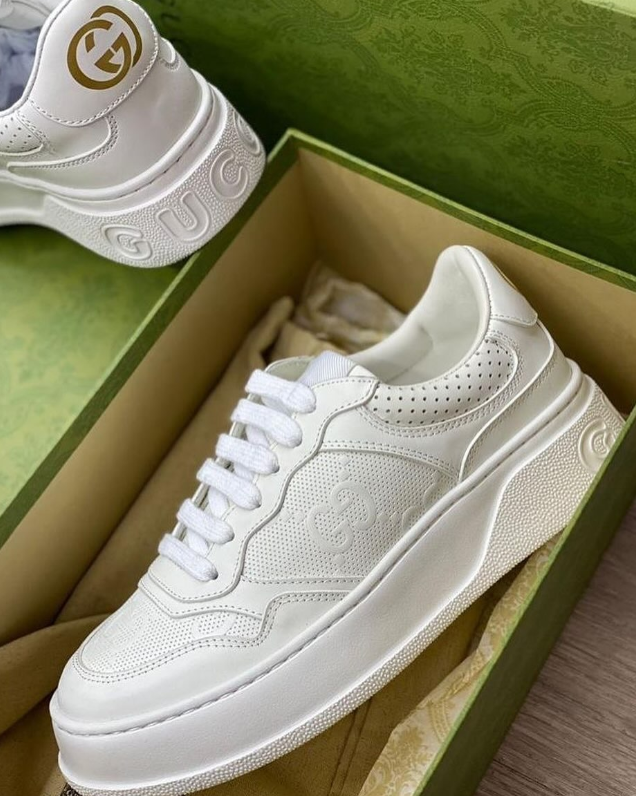 Gucci GG embossed trainer