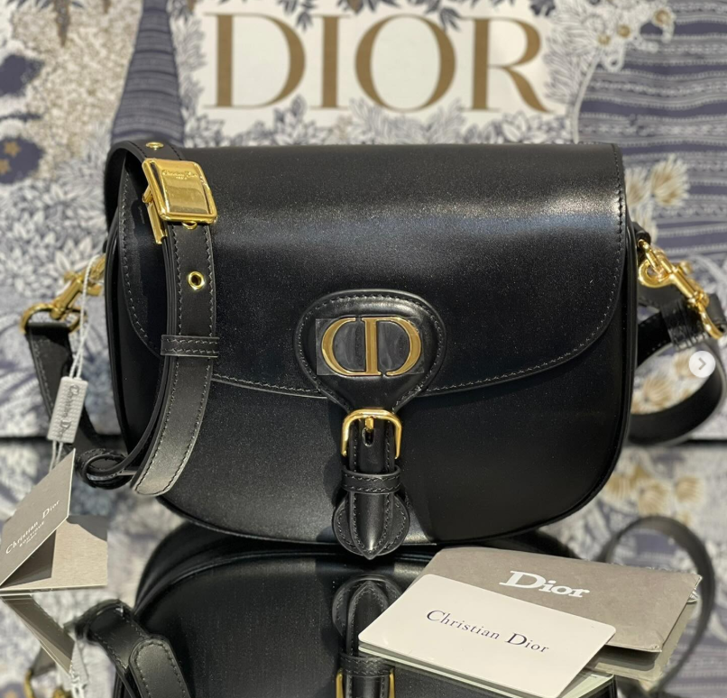 Christian Dior Calfskin Bobby Flap Crossbody Bag