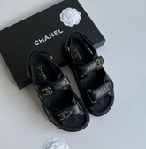 Chanel CC Crystal Dad Sandals