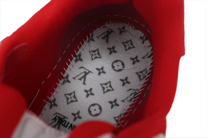 LV Trainers Velcro Strap Monogram Denim